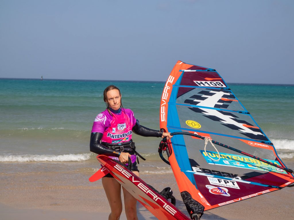 Foto: Maaike Huvermann (NED) nach einem harten Duell gegen Offringa